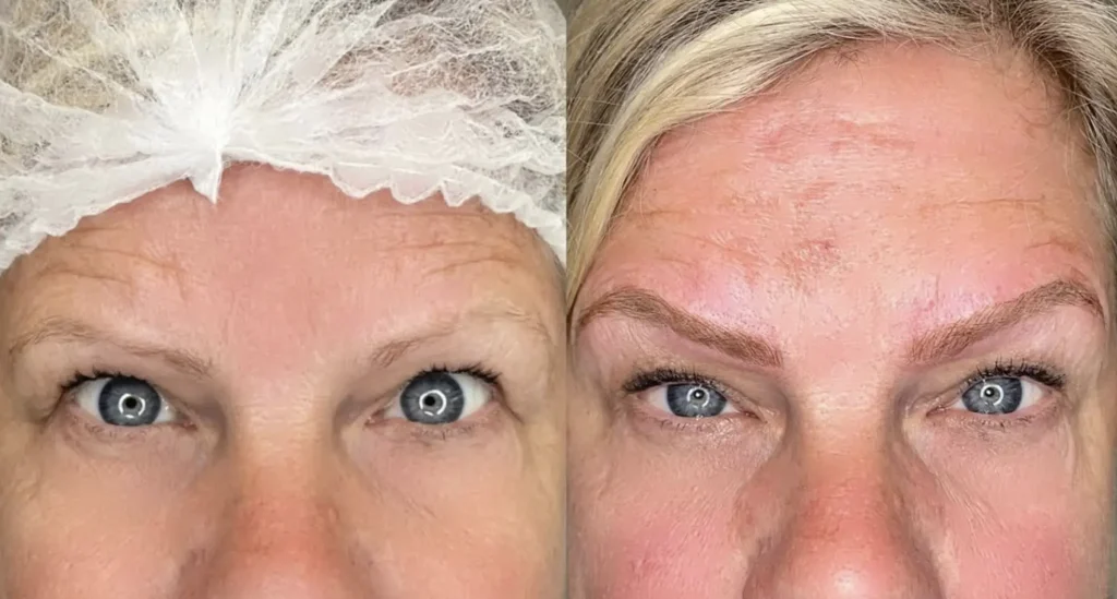 Microblading consultation with Olha Po